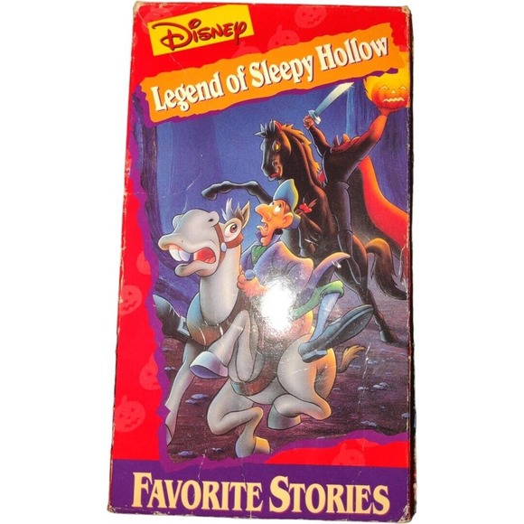 Vintage Disney Favorite Stories Legend of Sleepy Hollow Vhs Movie Collectible - Picture 6 of 7
